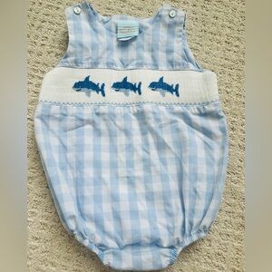 Southern Sunshine Smocked Shark Bubble